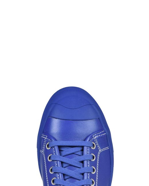 Sofie D'Hoore Blue Leather Sneakers
