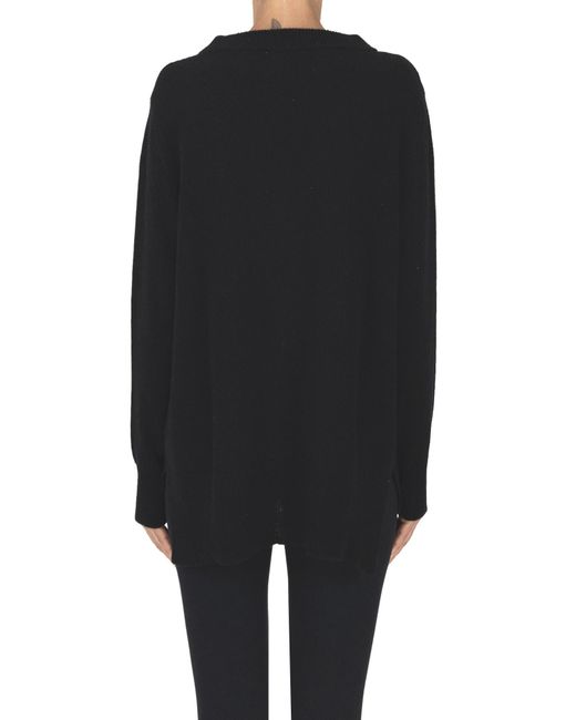 Aragona Black Cashmere Pullover