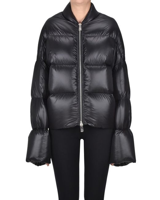 Bacon Black Bomber Style Down Jacket