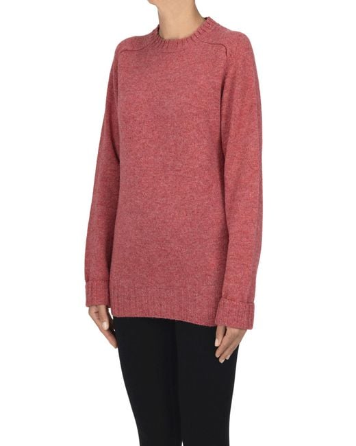 Sebago Red Shetland Wool Pullover