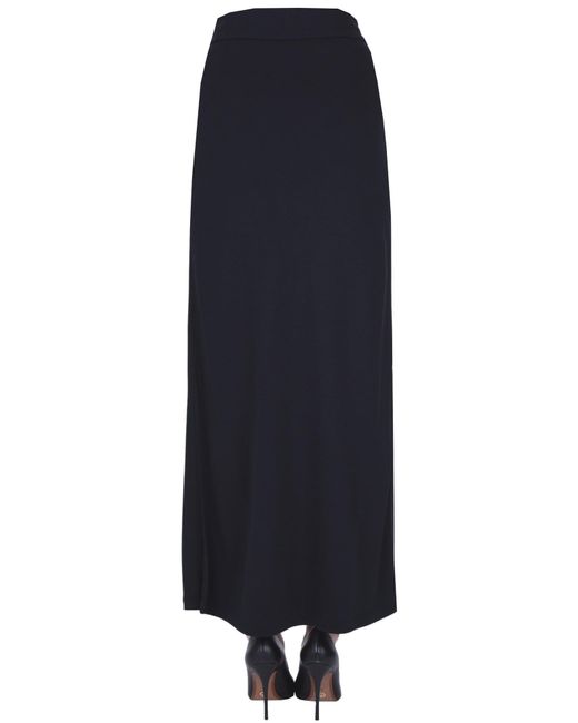 Nenette Blue Jersey Long Skirt
