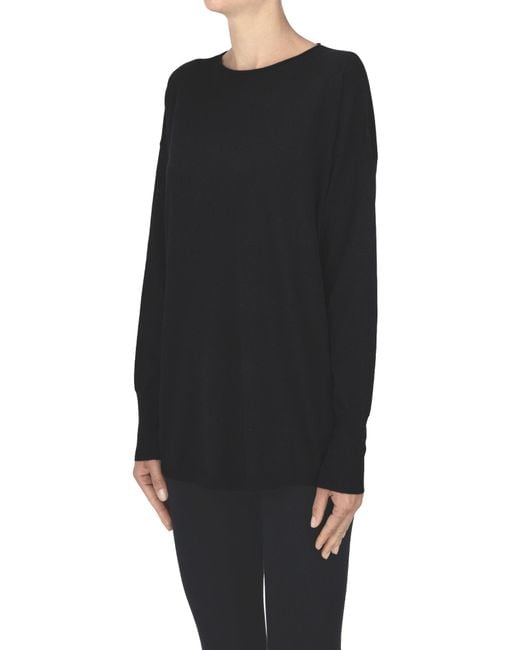 Aspesi Black Extrafine Wool Pullover