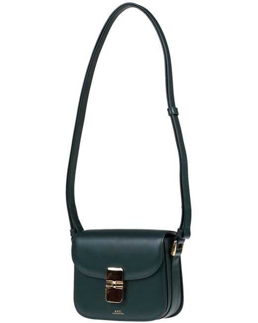 A.P.C. Black Grace Mini Leather Bag