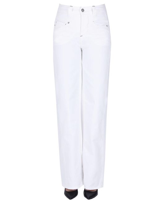 Jeans Nilo gamba ampia di Seafarer in White