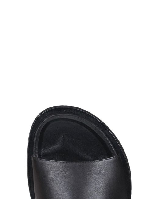Studio Nicholson Black Leather Slides