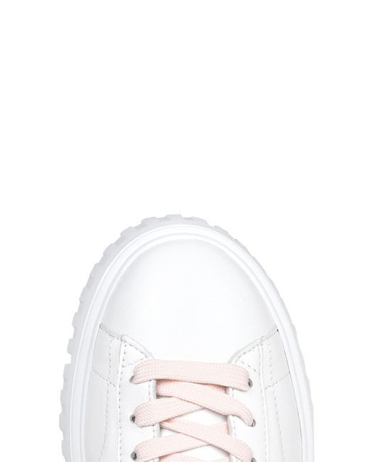 Hogan White H-stripes Allacciato H Leather Sneakers