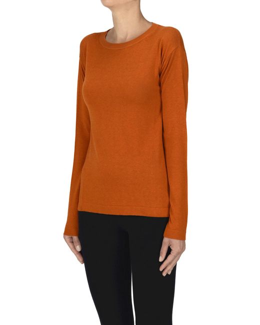 Max Mara Orange Coimbra Pullover