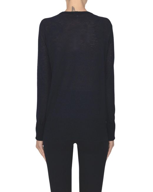 C.t. Plage Blue Extrafine Knit Pullover