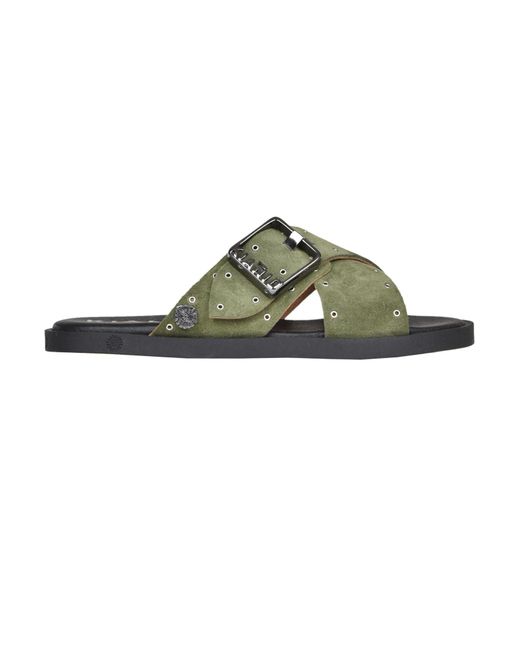 Ciabatte in suede di KIANID in Green