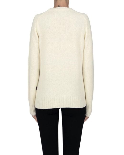 Sebago White Shetland Wool Pullover