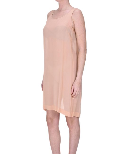 Dries Van Noten Pink Silk Slip Dress