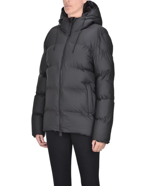 Rains Gray Alta Eco-friendly Puffer Jacket