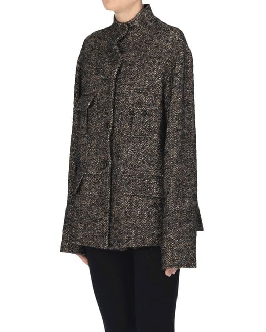 Kiltie Gray Angel Harringbone Jacket