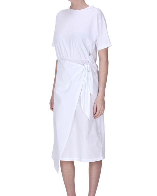 Attic And Barn White Cotton Dress