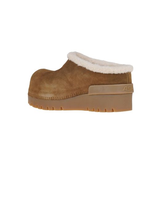 Ash Brown Quartz Mules