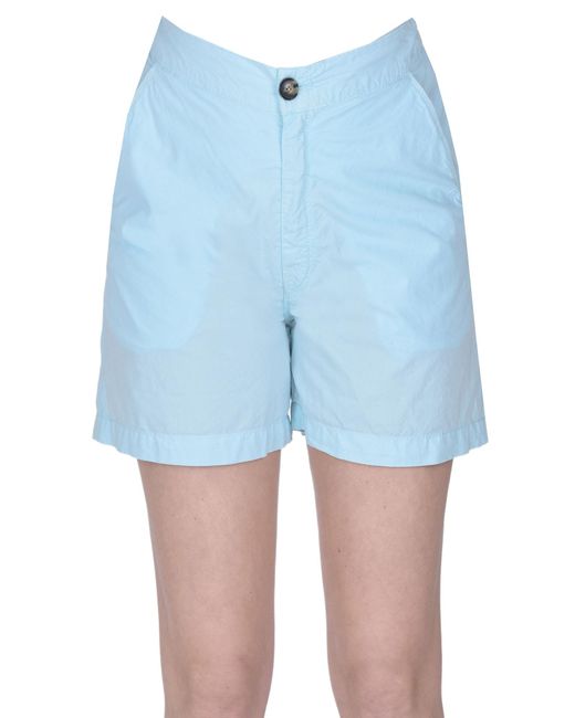 Bellerose Blue Cotton Shorts