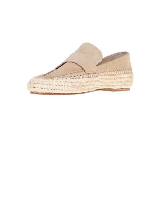 Paloma Barceló Women's White Billie Suede Mocassins