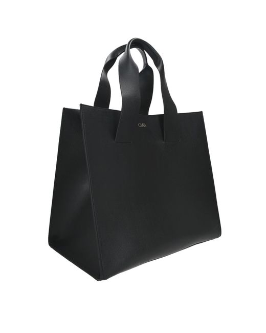 Quira Pandora Leather Tote Bag in Black | Lyst