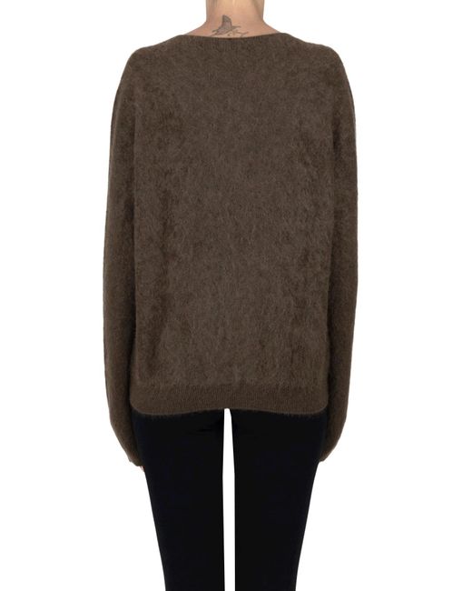 SOLOCASCMIR Brown Cashmere Pullover