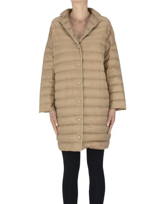 Kiltie Natural Quilted Lightweight Down Jacket