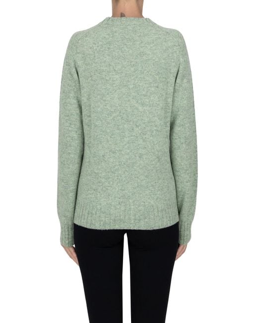 Sebago Green Shetland Wool Pullover