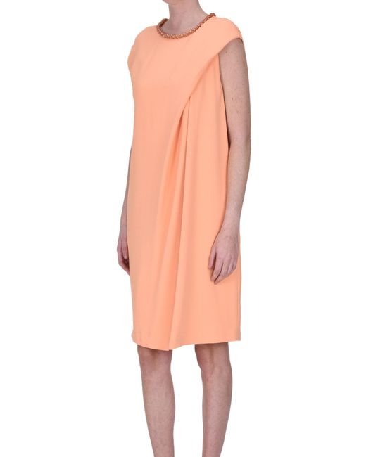Clips Orange Cady Dress