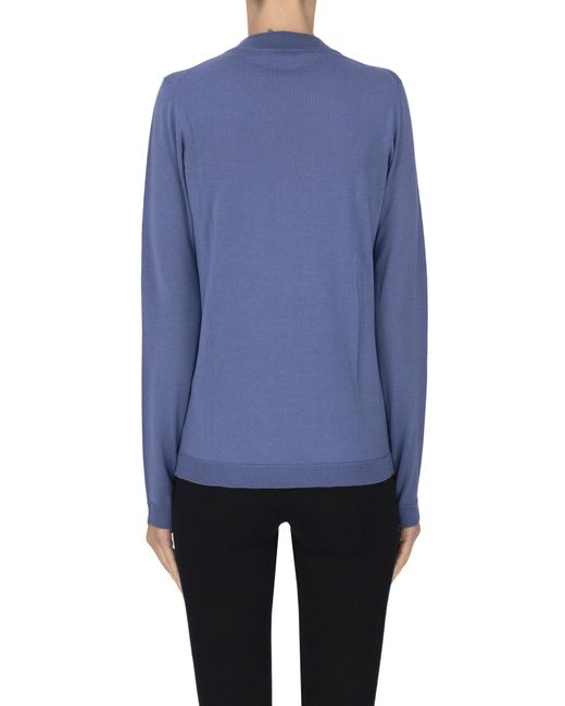 Max Mara Blue Corinto Pullover