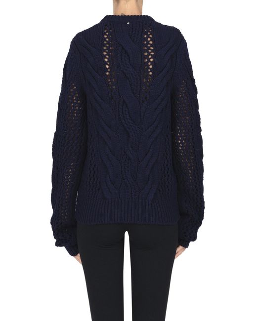 Sportmax Blue Radio Pullover
