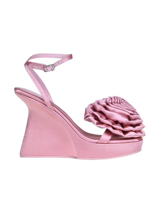 Jeffrey Campbell Pink Hibiscus Sandals