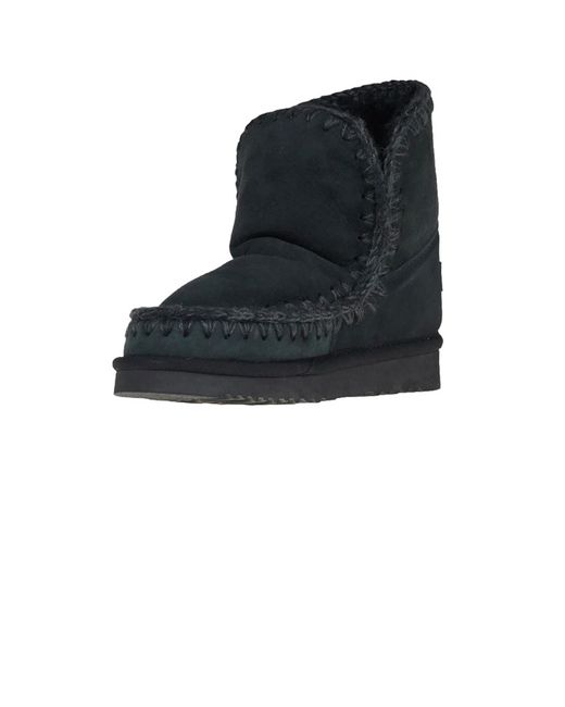 Mou Black Eskimo Shearling Boots