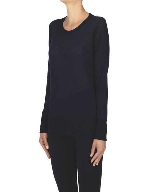 C.t. Plage Blue Extrafine Knit Pullover