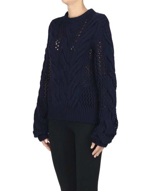 Sportmax Blue Radio Pullover