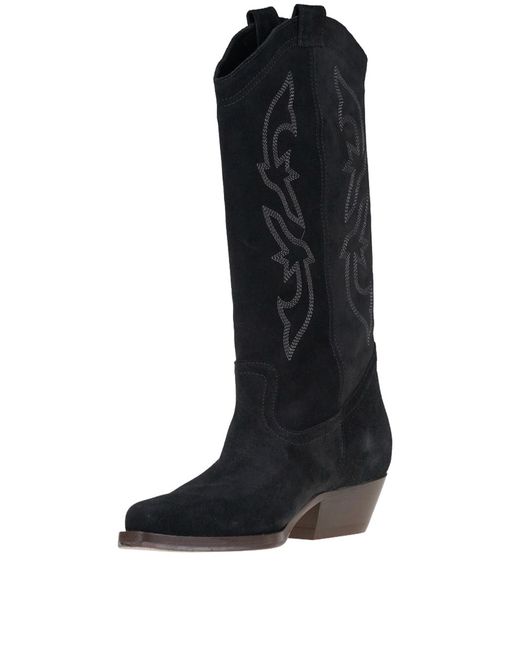 Ba&sh Black Claurys Texan Boots