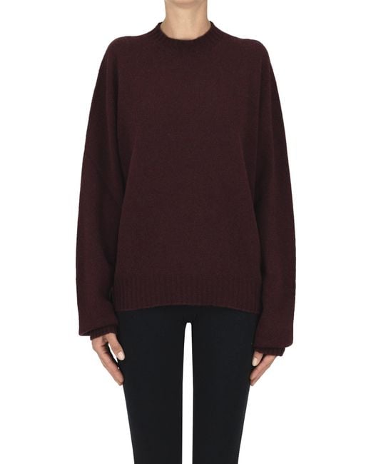 Colmar Red Rounded Neckline Pullover