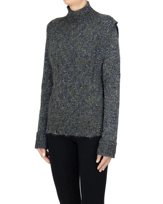 Pinko Gray Proud Mary Pullover