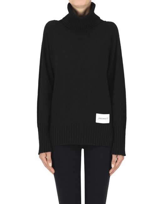 hinnominate Black Turtleneck Pullover