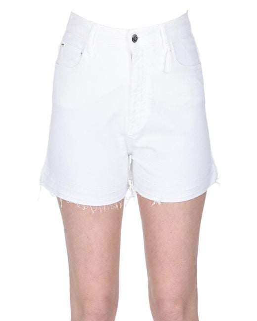 CYCLE White Lolita Denim Shorts