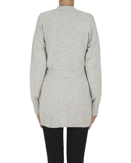 Pennyblack Gray Waistbelt Cardigan