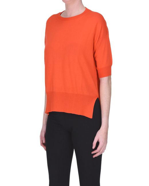 Aragona Orange Short Sleeves Pullover