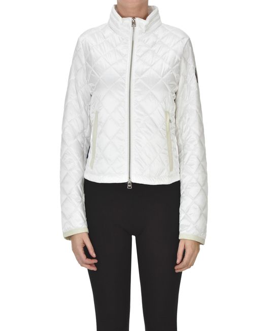 Husky White Quilted Jacket