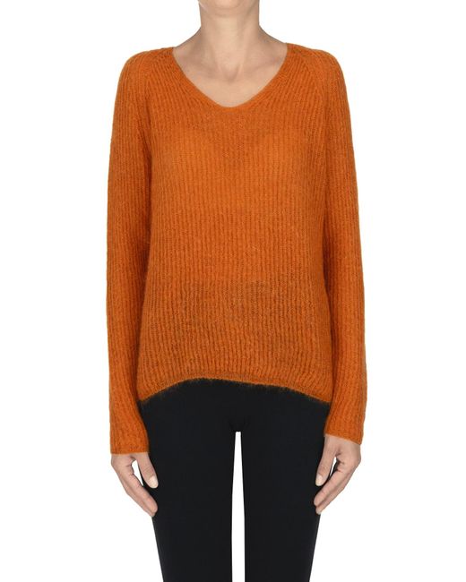 Max Mara Orange Fresis Pullover