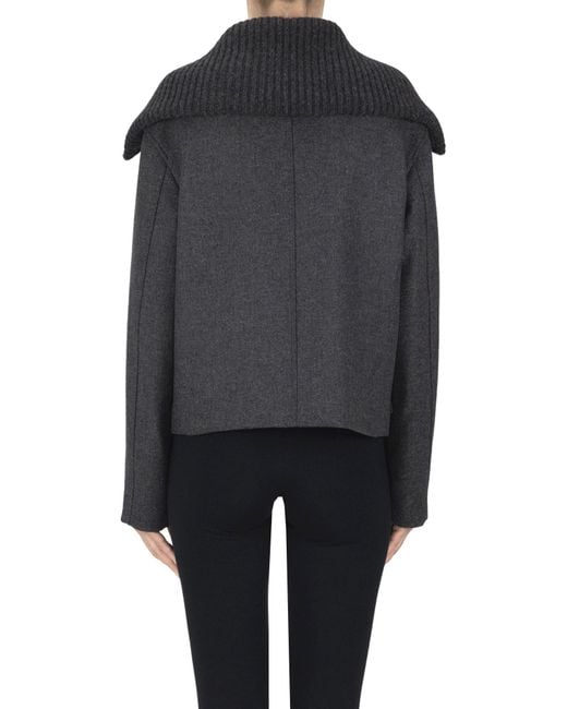 Theory Black Wool Cloth Jacket