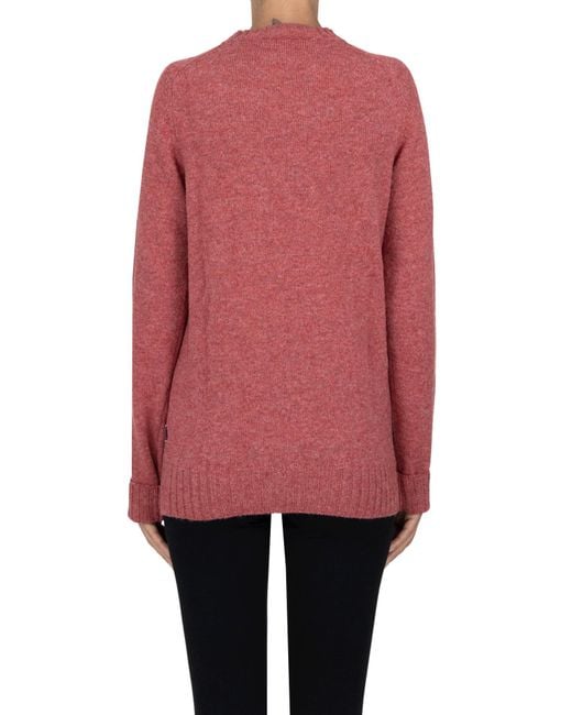 Sebago Red Shetland Wool Pullover