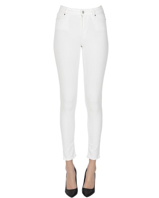 Replay White Luzien Skinny Jeans