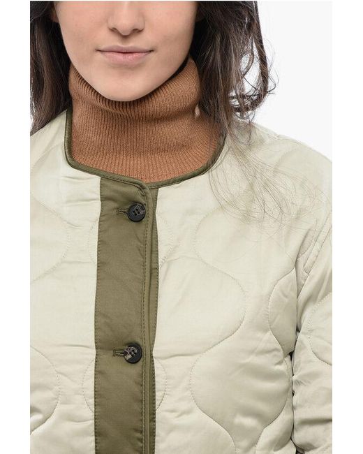 AllSaints Natural Quilted Lightweight Foxi Jacket