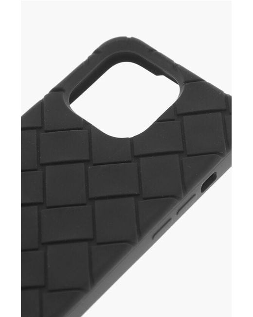 Bottega Veneta Black Solid Color Silicon Iphone 13 Pro Case