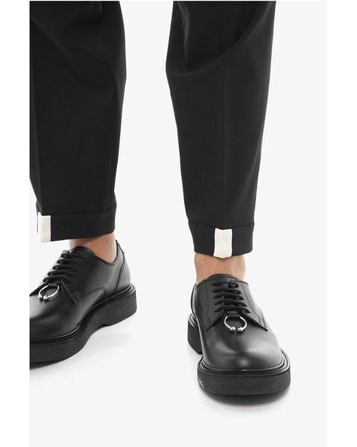 Neil Barrett Black Low-Rise Slim Fit Pants for men