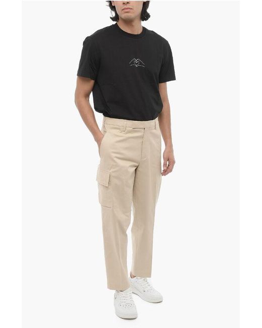 Neil Barrett Natural Skinny Fit Cargo Pants With Belt Loops for men