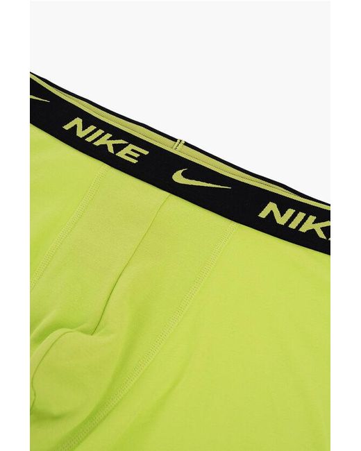 Nike White Logoed Stretch Cotton Boxer Briefs Set for men