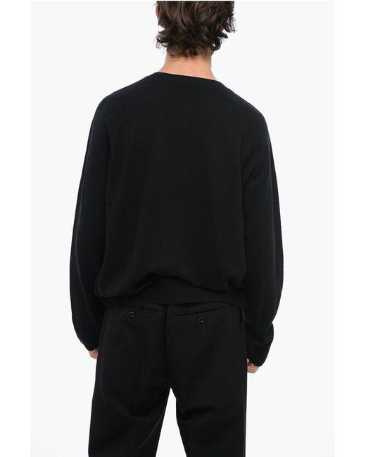 A.P.C. Black A. P.C. Virgin Wool Elie Crew-Neck Sweater for men